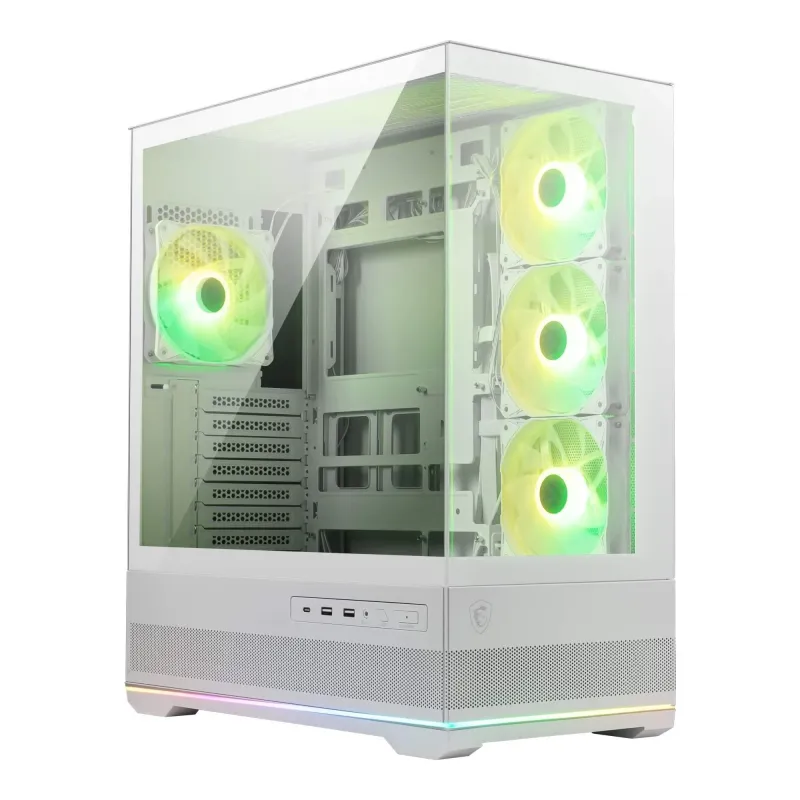 Obudowa MSI MAG PANO 110R PZ WHITE ATX Midi z oknem, bez zasilacza