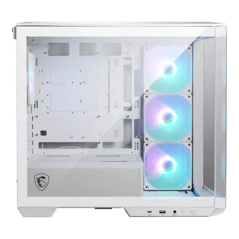 Obudowa MSI MAG PANO M100R PZ WHITE M-ATX Micro Tower z oknem, bez