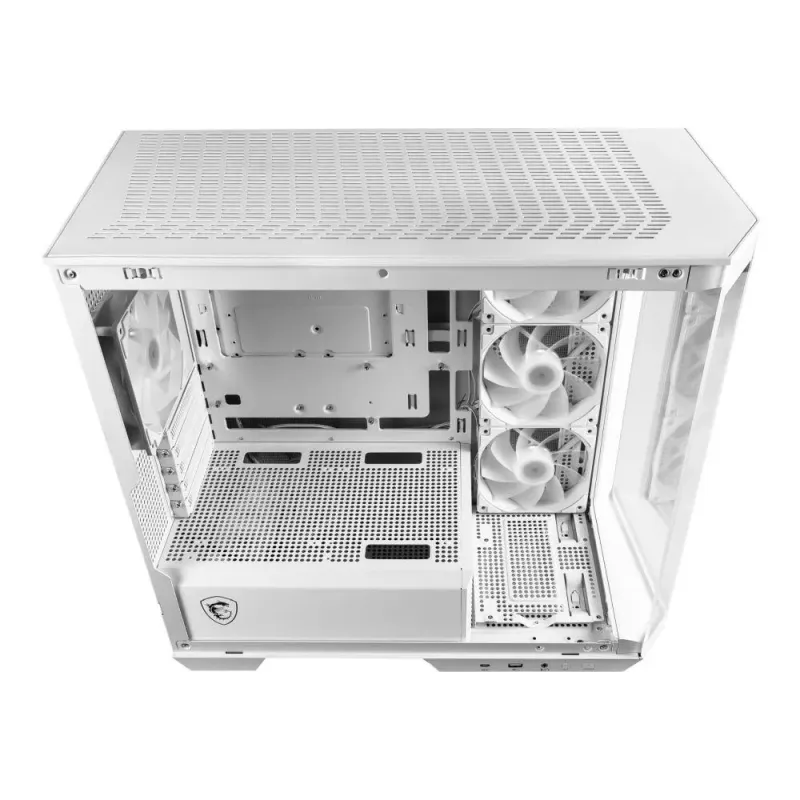 Obudowa MSI MAG PANO M100R PZ WHITE M-ATX Micro Tower z oknem, bez
