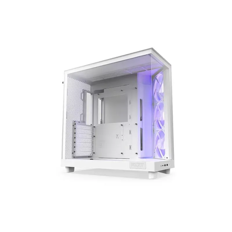 Obudowa NZXT H6 Flow RGB Midi Tower biała z oknem