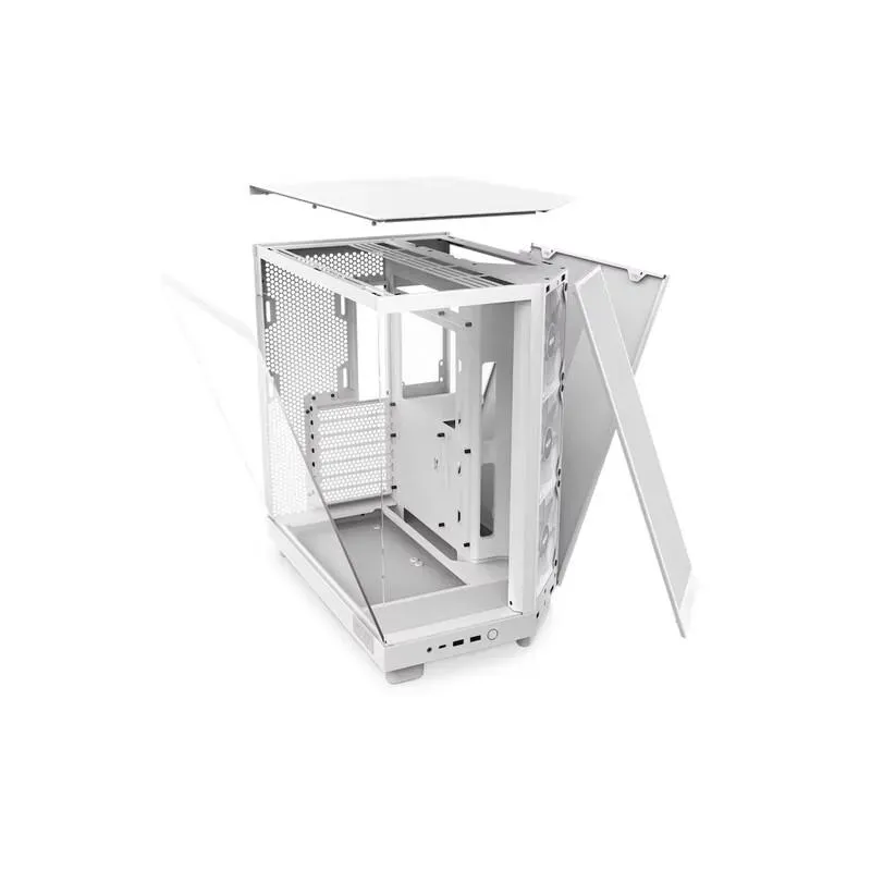 Obudowa NZXT H6 Flow RGB Midi Tower biała z oknem