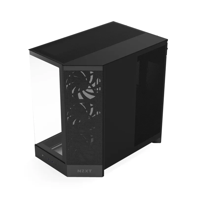 Obudowa NZXT H9 Flow (2025) Midi Tower z oknem czarna