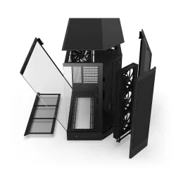 Obudowa NZXT H9 Flow (2025) Midi Tower z oknem czarna