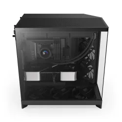 Obudowa NZXT H9 Flow (2025) Midi Tower z oknem czarna