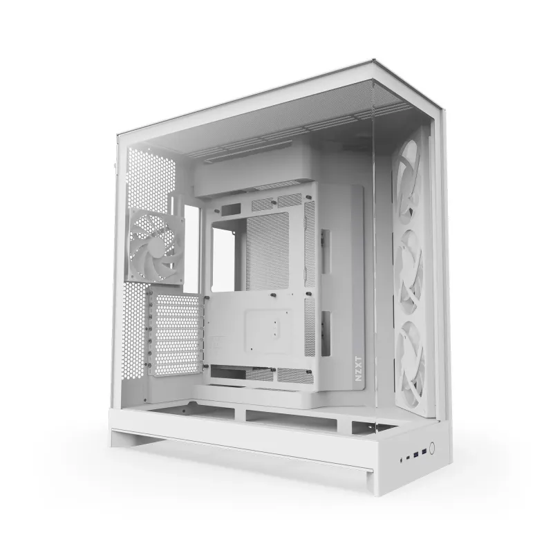 Obudowa NZXT H9 Flow RGB (2025) Midi Tower z oknem biała