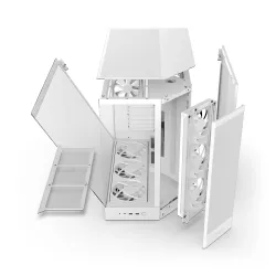 Obudowa NZXT H9 Flow RGB+ (2025) Midi Tower z oknem biała