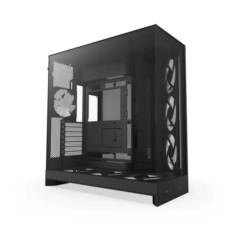 Obudowa NZXT H9 Flow RGB+ (2025) Midi Tower z oknem czarna