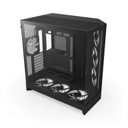 Obudowa NZXT H9 Flow RGB+ (2025) Midi Tower z oknem czarna
