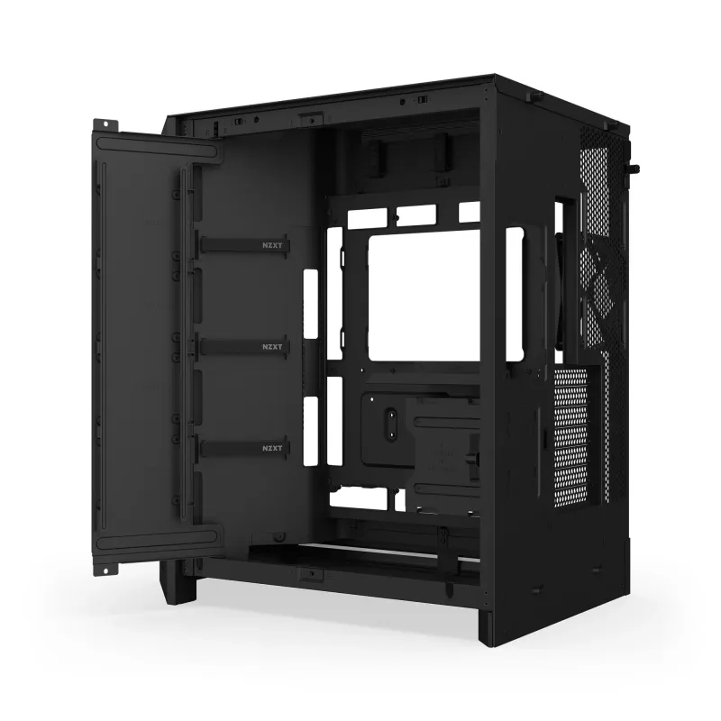 Obudowa NZXT H9 Flow RGB+ (2025) Midi Tower z oknem czarna