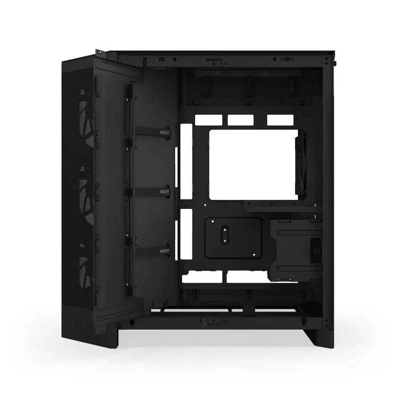 Obudowa NZXT H9 Flow RGB+ (2025) Midi Tower z oknem czarna