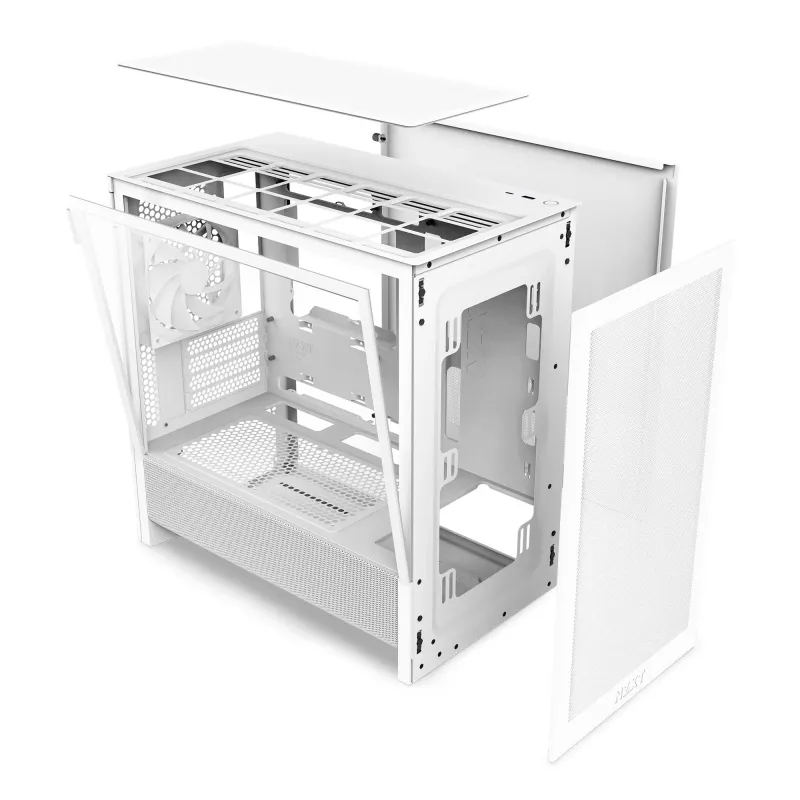 Obudowa NZXT H3 Flow MATX Mini Tower z oknem biała