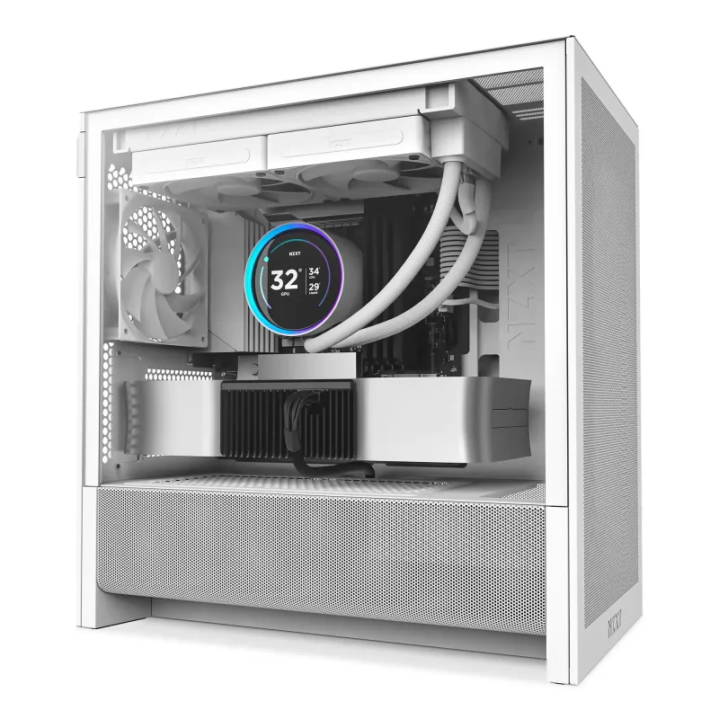 Obudowa NZXT H3 Flow MATX Mini Tower z oknem biała