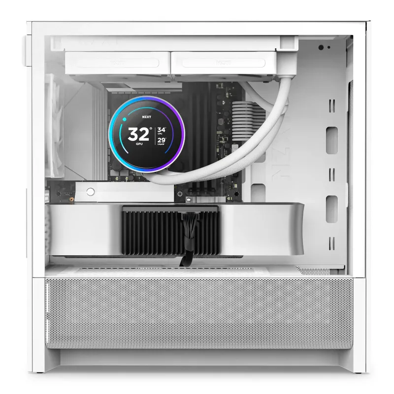 Obudowa NZXT H3 Flow MATX Mini Tower z oknem biała