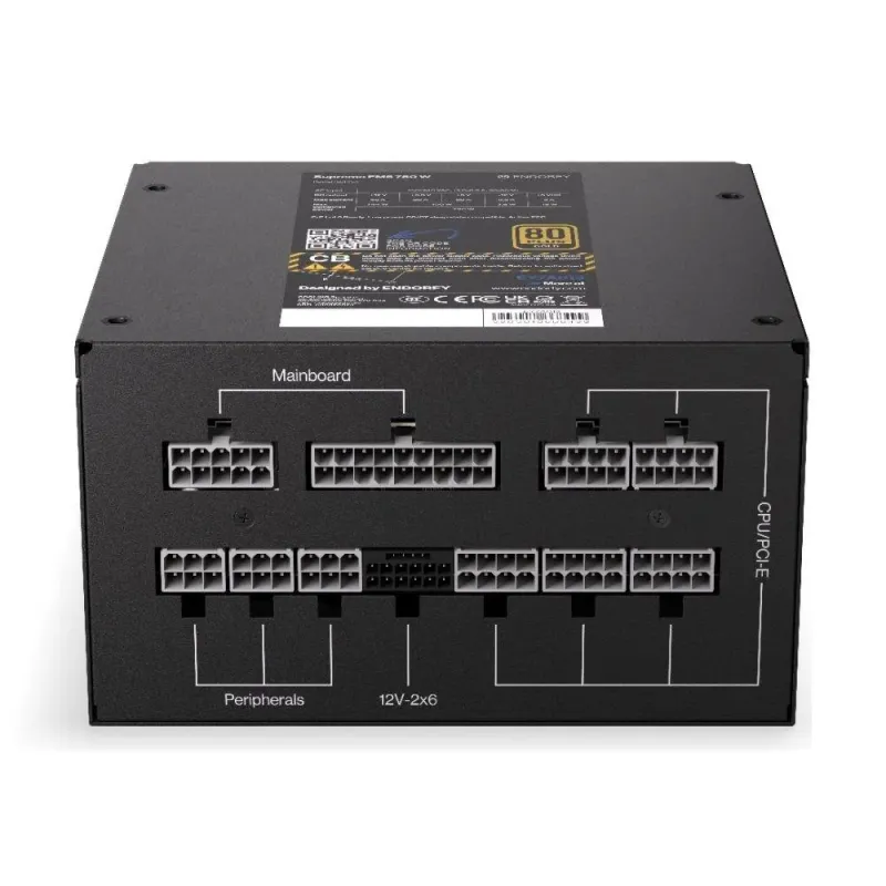 Zasilacz Endorfy Supremo FM6 750 W ATX 120mm 80 Plus Gold