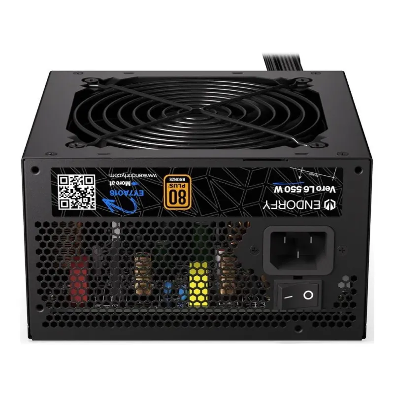 Zasilacz Endorfy Vero L6 Bronze 550W ATX 120mm 80 Plus Bronze
