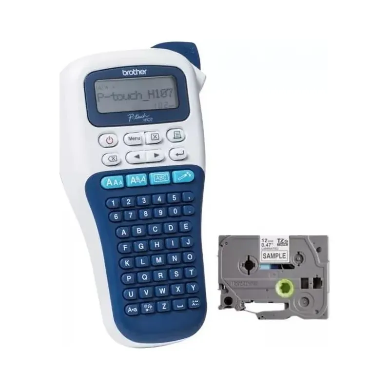 Drukarka etykiet Brother P-touch PT-H107B Mono biało-niebieska