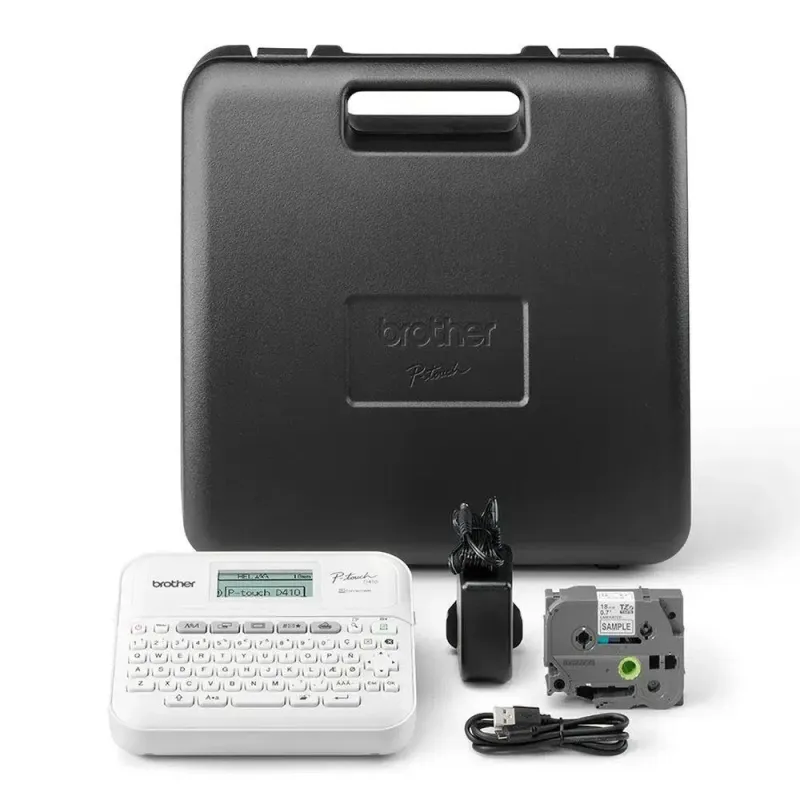 Drukarka etykiet Brother P-touch PT-D410VPYJ1 biała