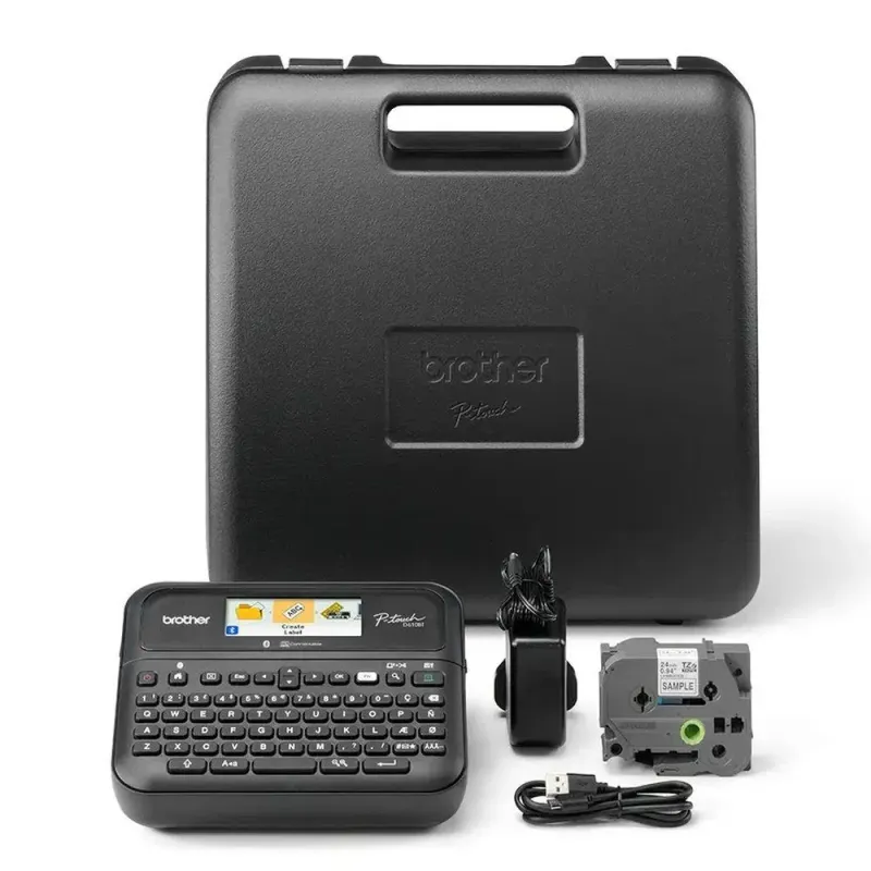 Drukarka etykiet Brother P-touch PT-D610BTVP czarna | PartsPC.pl