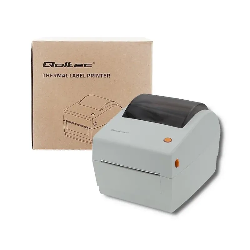 Drukarka etykiet Qoltec LTP-0243 | termiczna | High Speed | 203 dpi | USB |