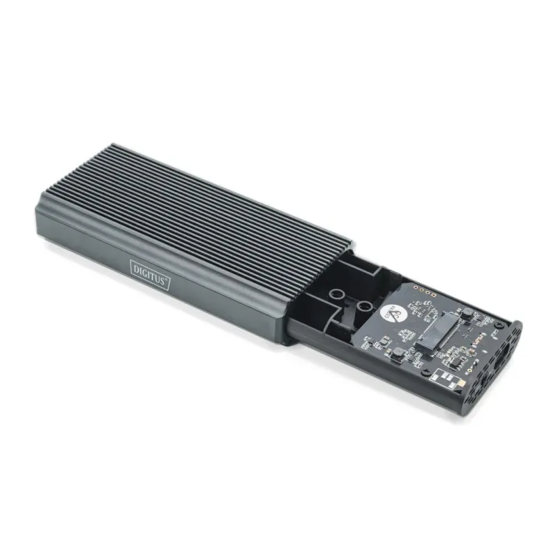 Obudowa DIGITUS USB 4.0 Typ C na dysk SSD M.2 NVMe 40Gbps aluminiowa,