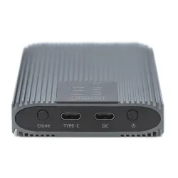 Obudowa/Stacja klonująca DIGITUS USB 3.1 Typ C na dyski SSD M.2 NVMe 20Gbps