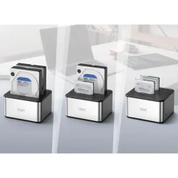 Stacja dokująca DIGITUS USB 3.0 Super Speed do 2x SSD/HDD 2.5/3.5"SATA III