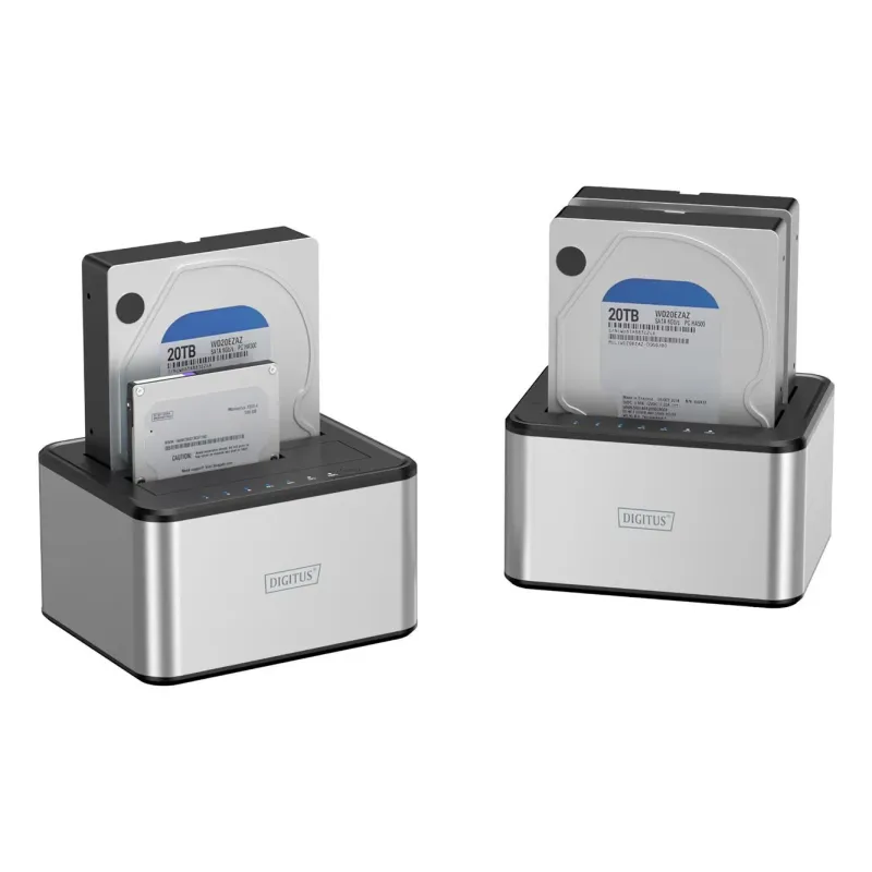 Stacja dokująca DIGITUS USB 3.0 Super Speed do 2x SSD/HDD 2.5/3.5"SATA III