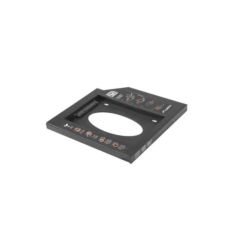 Adapter HDD Lanberg ramka 5.25" - 2.5" SLIM 9.5mm HDD w miejsce CD/DVD