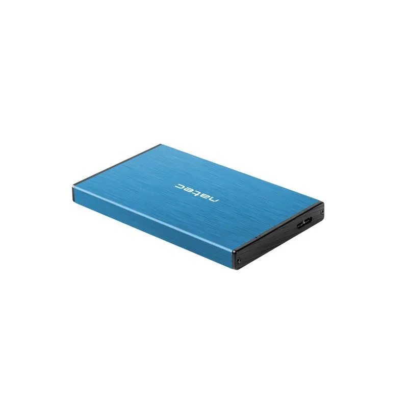 Obudowa na dysk HDD/SSD Natec RHINO Go USB 3.0 2.5" SATA niebieska