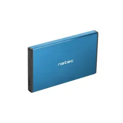 Obudowa na dysk HDD/SSD Natec RHINO Go USB 3.0 2.5" SATA niebieska