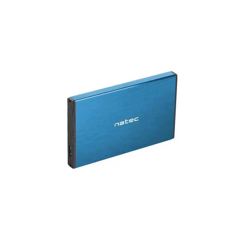 Obudowa na dysk HDD/SSD Natec RHINO Go USB 3.0 2.5" SATA niebieska