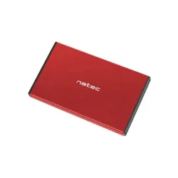 Obudowa na dysk HDD/SSD Natec RHINO Go USB 3.0 2.5" SATA czerwona