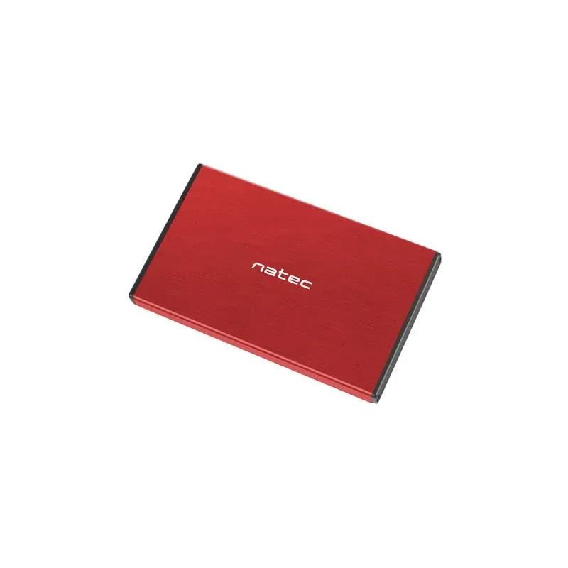 Obudowa na dysk HDD/SSD Natec RHINO Go USB 3.0 2.5" SATA czerwona