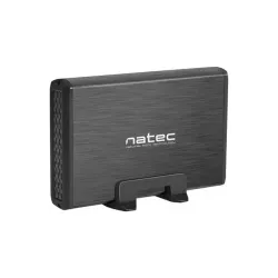 Obudowa na dysk HDD/SSD Natec RHINO USB 3.0 3.5" ALU Black Slim