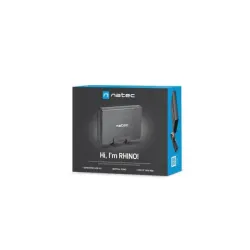 Obudowa na dysk HDD/SSD Natec RHINO USB 3.0 3.5" ALU Black Slim