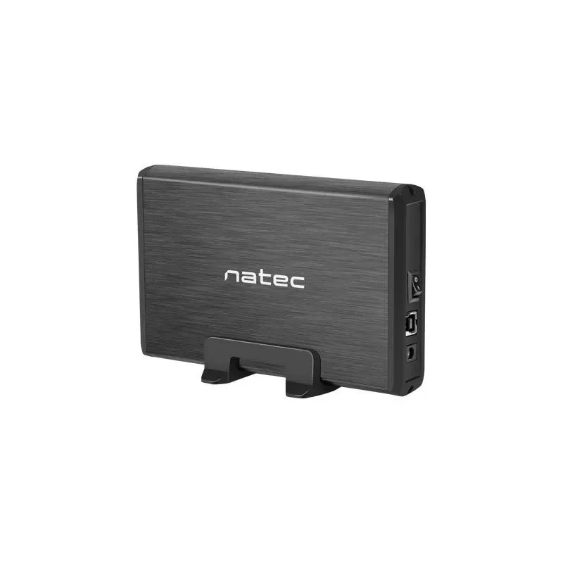 Obudowa na dysk HDD/SSD Natec RHINO USB 3.0 3.5" ALU Black Slim