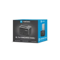 Stacja dokująca HDD/SSD Natec Kangaroo Dual SATA 2.5" + 3.5" USB 3.0 +