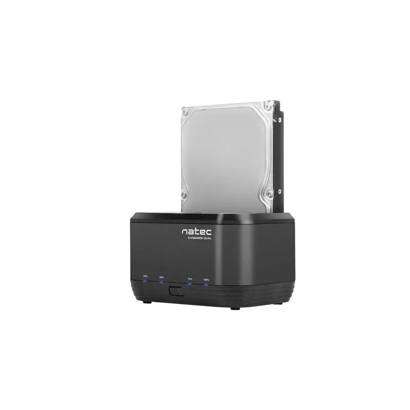 Stacja dokująca HDD/SSD Natec Kangaroo Dual SATA 2.5" + 3.5" USB 3.0 +