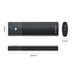 Orico Obudowa dysku M.2 NVMe USB-C 10 Gbps czarna