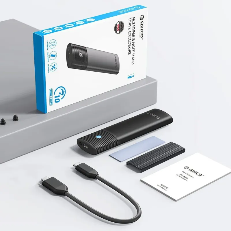 Orico Obudowa dysku M.2 NVMe USB-C 10 Gbps czarna