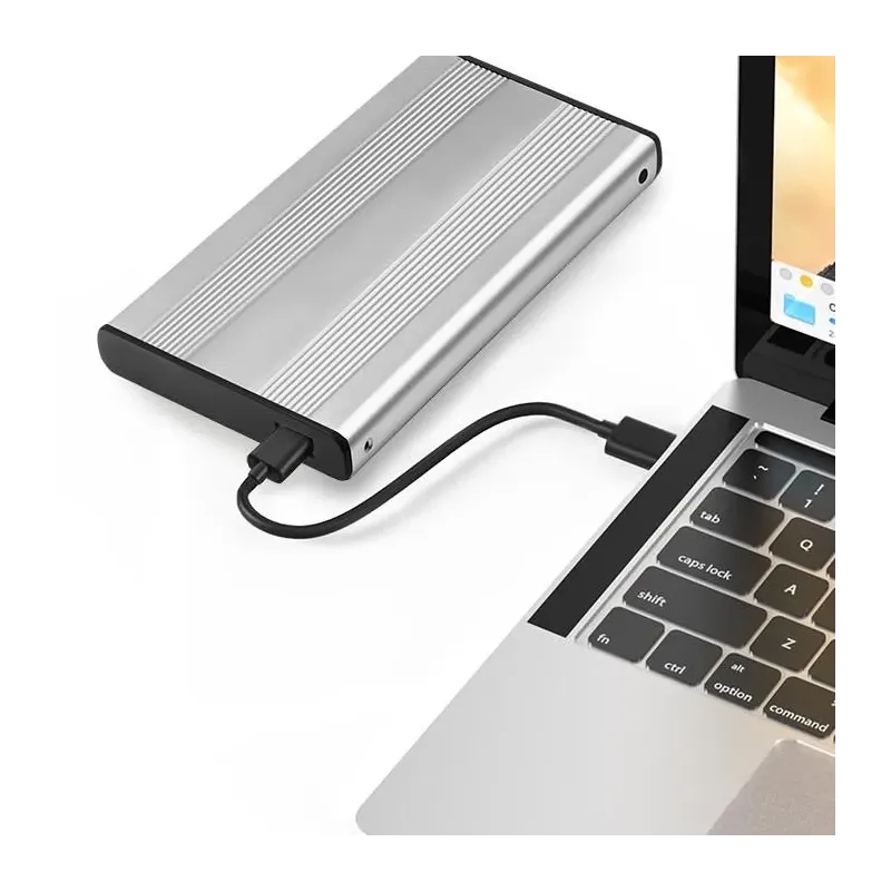 Obudowa/kieszeń Qoltec do dysków HDD SSD 2.5" SATA3 | USB 3.0 | Srebrny