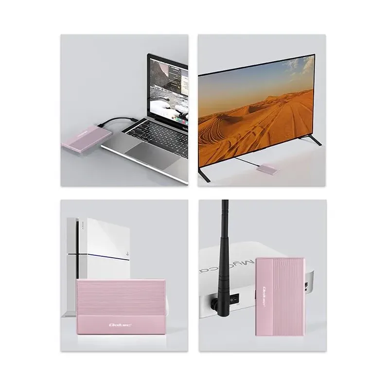 Obudowa/kieszeń Qoltec na dysk SSD HDD 2.5" | SATA | USB 3.0 | Super speed