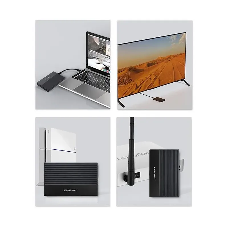 Obudowa/kieszeń Qoltec na dysk SSD HDD 2.5" | SATA | USB 3.0 | Super speed