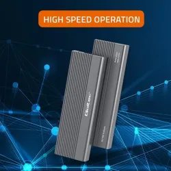 Obudowa/kieszeń Qoltec na dysk SSD M.2 | SATA | NGFF | USB-C | | Super