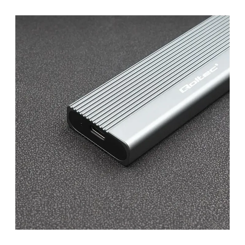Obudowa/kieszeń Qoltec na dysk SSD M.2 | SATA | NGFF | USB-C | | Super
