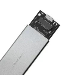 Obudowa/kieszeń Qoltec na dysk M.2 SSD | SATA | NGFF | USB 3.0 | Super