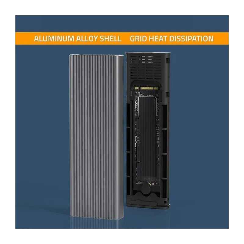 Obudowa/kieszeń Qoltec na dysk M.2 SSD | NVMe | PCIe | USB 3.1 | Super