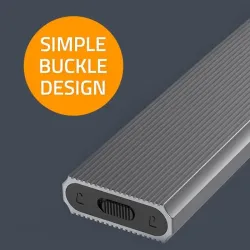 Obudowa/kieszeń Qoltec na dysk M.2 SSD | NVMe | PCIe | USB 3.1 | Super