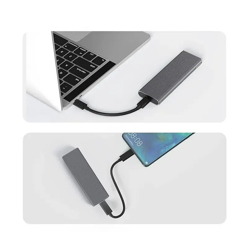 Obudowa/kieszeń Qoltec na dysk M.2 SSD | NVMe | PCIe | USB 3.1 | Super