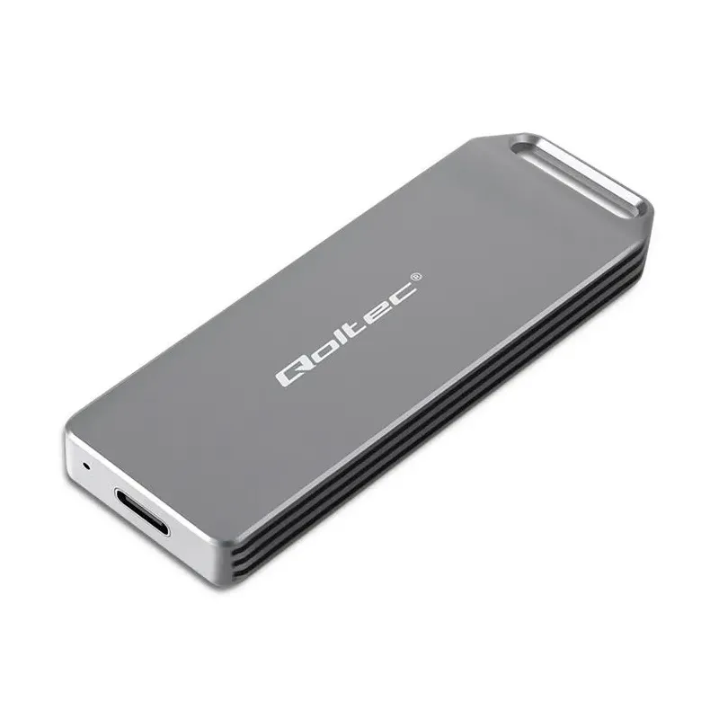 Obudowa/kieszeń Qoltec mini na dysk M.2 SSD | NVMe | PCIe | USB 3.1 | Super